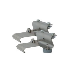 Kit INOX pentru montaj rampe luminoase prin agatare - inaltime de montaj 5cm